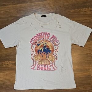 Zutter Cowboys and Country Music Graphic T-shirt